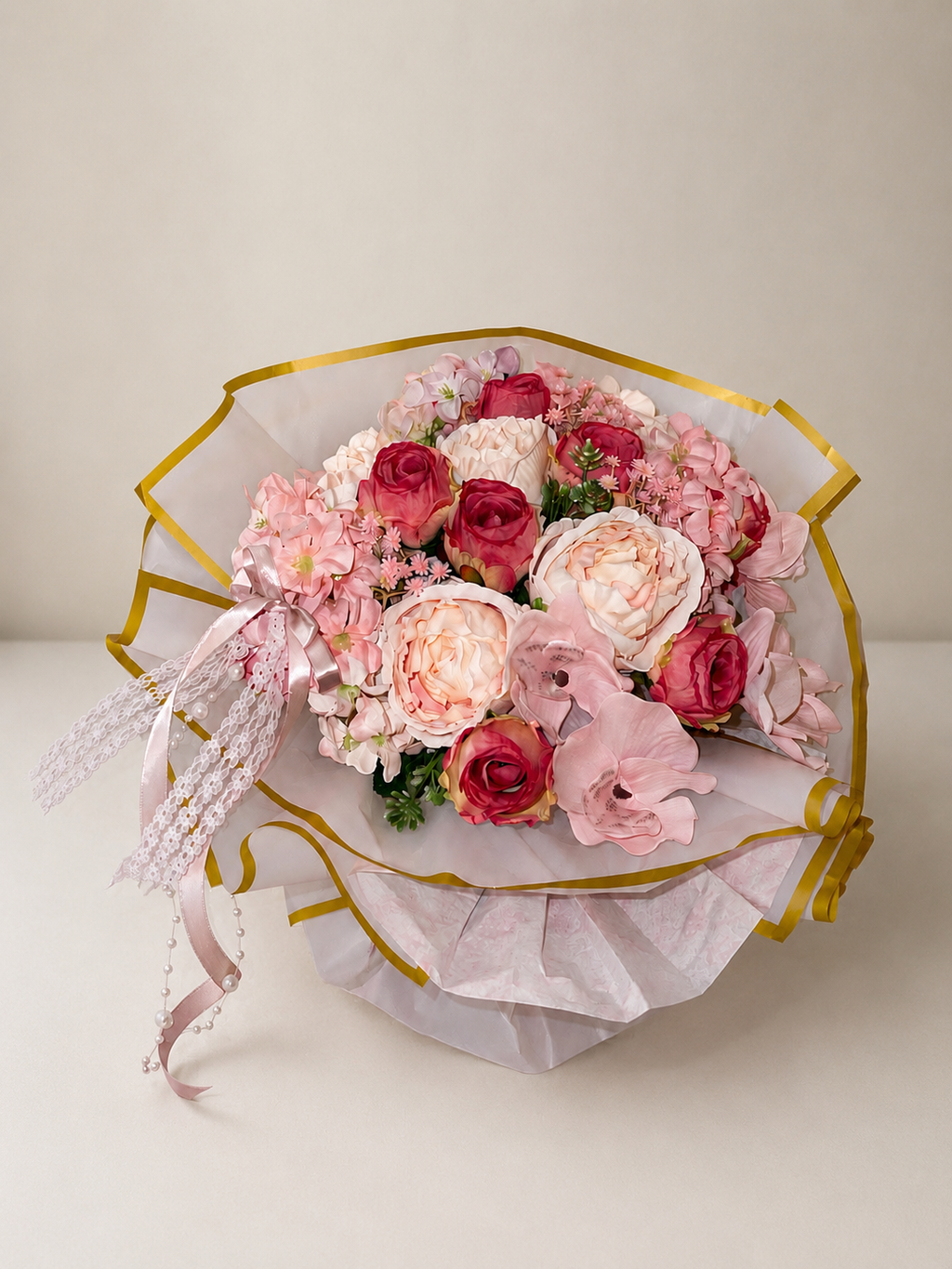 Blumenstrauß Éternelle | Kunstblumenstrauß | Chérie Bloom
