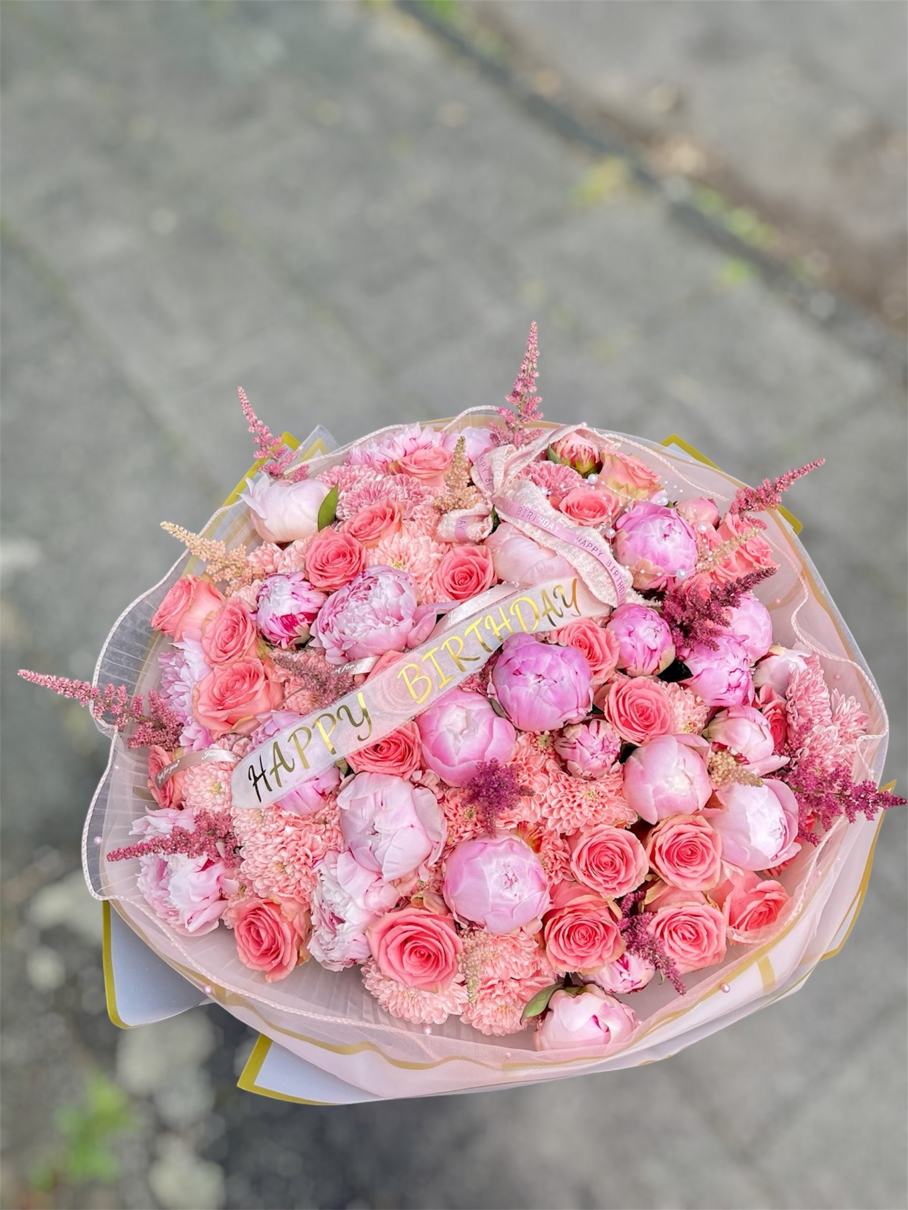Anzahlung Blumenstrauß Rosé | Chérie Bloom