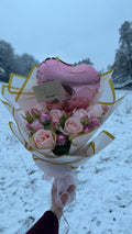 Premium Rosé Heart Bloom – Blumenstrauß als Geschenk | Chérie Bloom