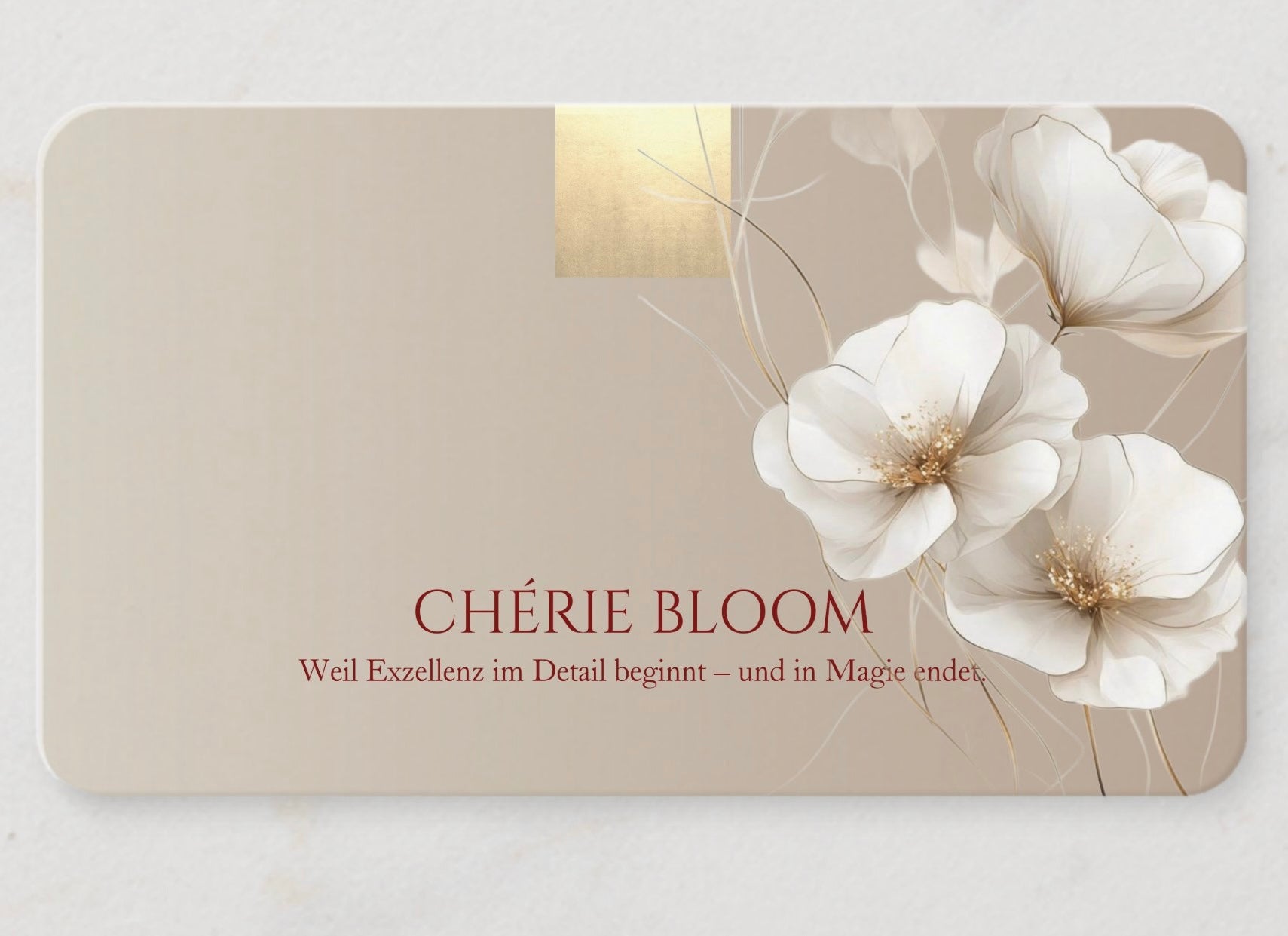 Geschenkgutschein Blumen – Das perfekte Geschenk | Chérie Bloom
